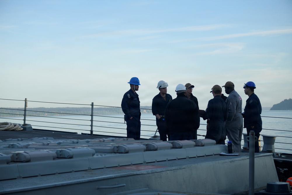 INSURV Checks on the Forecastle