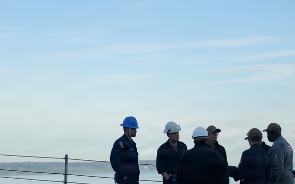 INSURV Checks on the Forecastle