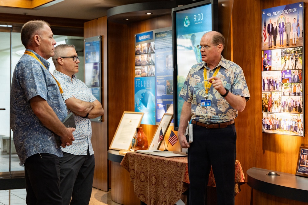 NCO Leadership of the Defence Counterintelligence and Security Agency and National Guard Bureau J-5 Strategy Vist DKI APCSS