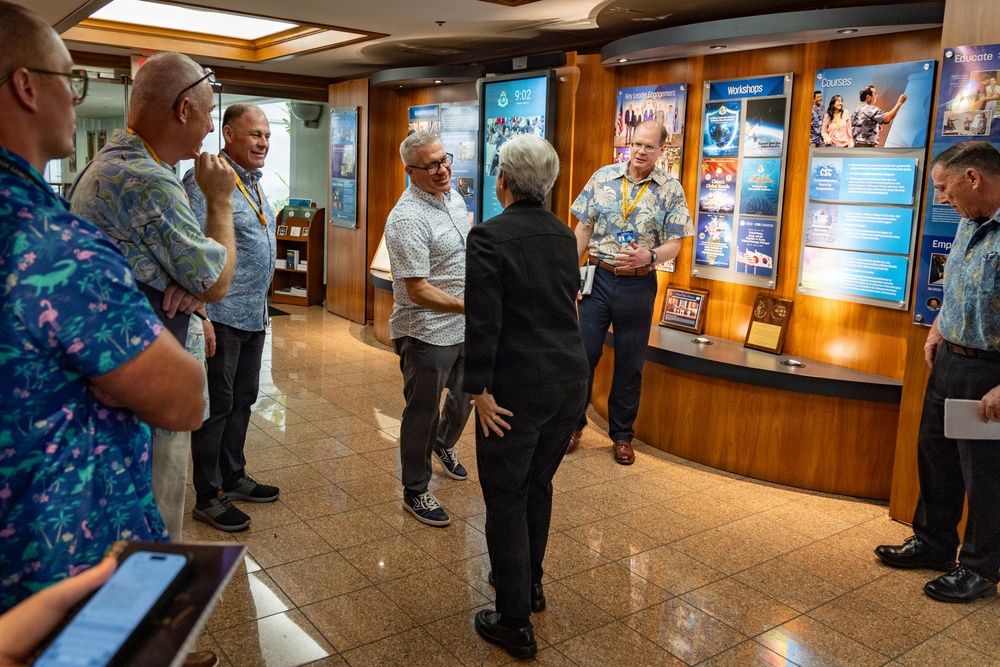 NCO Leadership of the Defence Counterintelligence and Security Agency and National Guard Bureau J-5 Strategy Vist DKI APCSS