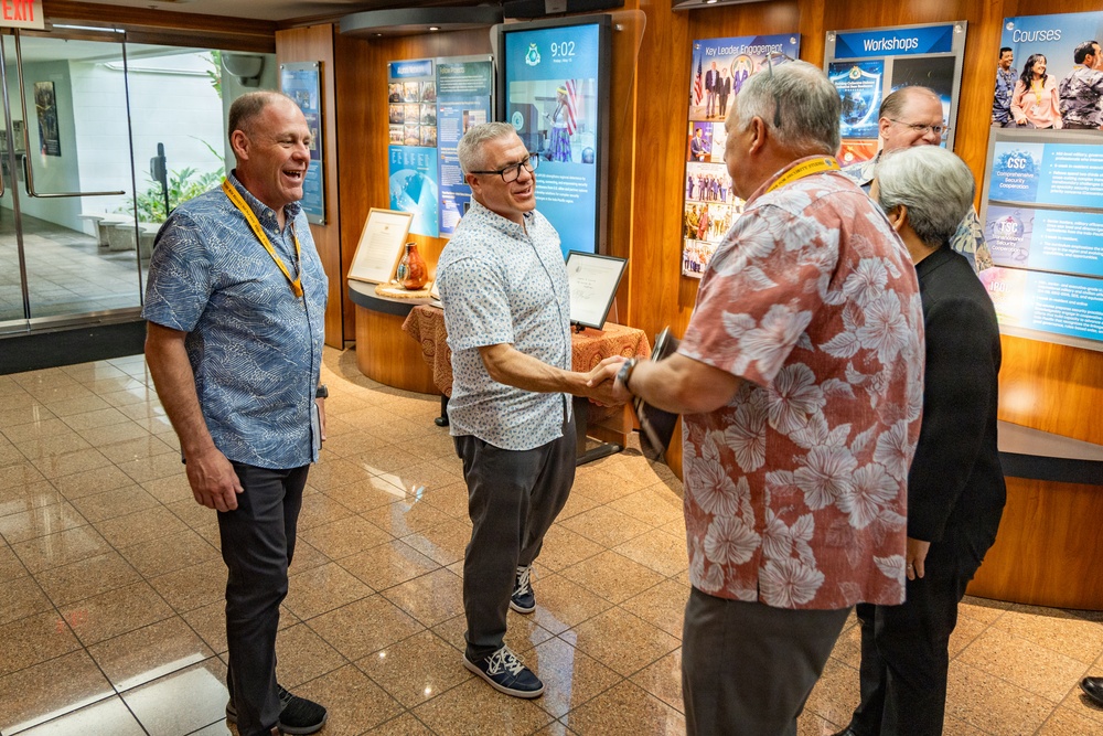 NCO Leadership of the Defence Counterintelligence and Security Agency and National Guard Bureau J-5 Strategy Vist DKI APCSS