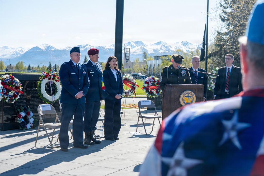 Anchorage Remembers Memorial Day ceremony