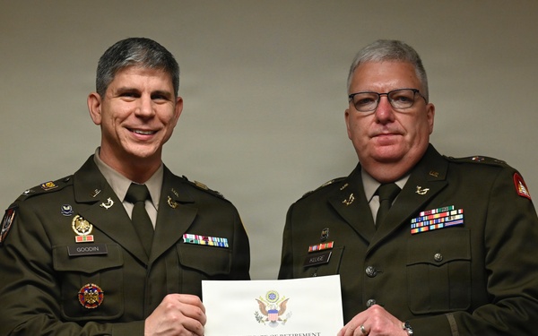 U.S. Army Lt. Col. John C. Kluge Retirement Ceremony