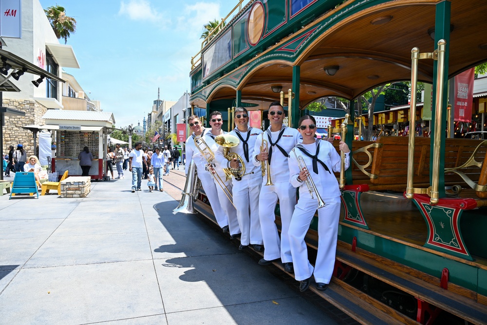 Navy Band Southwest Harborside Brass Quintet at Los Angeles Fleet Week