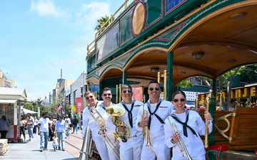 Navy Band Southwest Harborside Brass Quintet at Los Angeles Fleet Week