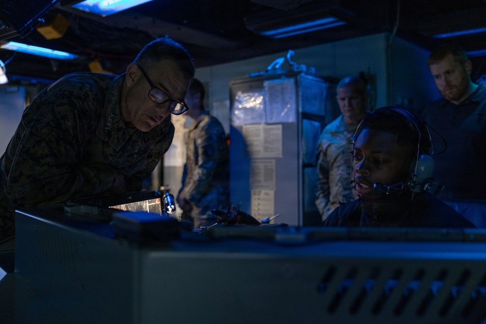 Gen. Francis L. Donovan, Commander, U.S. Southern Command, Visits USS Iwo Jima