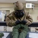 MALS-12 Marines train in MOPP gear