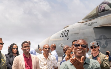 Grenada Prime Minister and Government Leaders Visit Nimitz