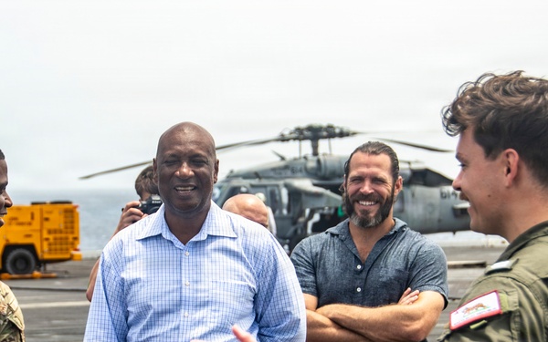 Grenada Prime Minister and Government Leaders Visit Nimitz