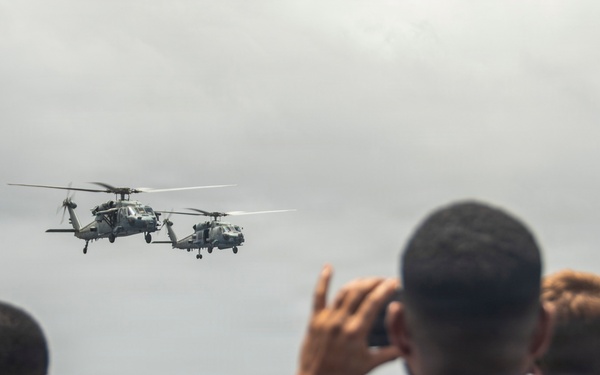 Grenada Prime Minister and Government Leaders Visit Nimitz