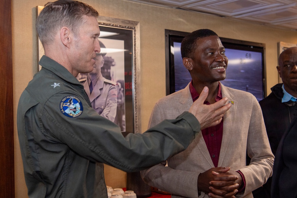Grenada Prime Minister and Government Leaders Visit Nimitz