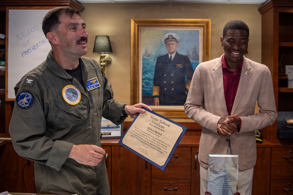 Grenada Prime Minister and Government Leaders Visit Nimitz