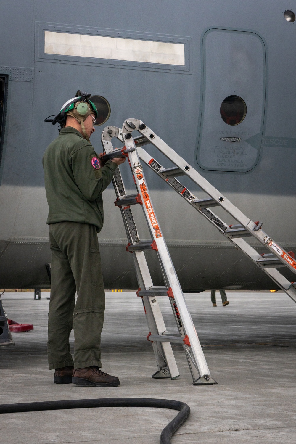 U.S. Marines execute aerial resupply operations