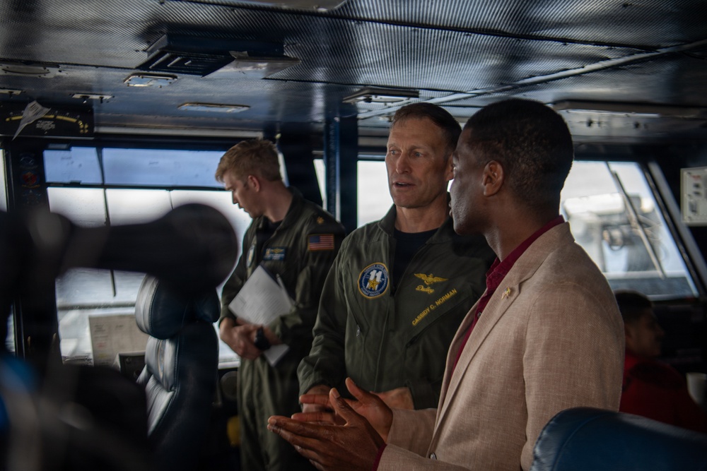 Grenada Prime Minister and Government Leaders Visit Nimitz