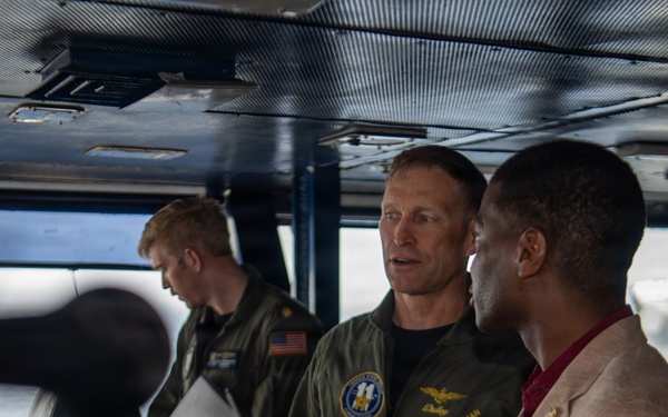 Grenada Prime Minister and Government Leaders Visit Nimitz