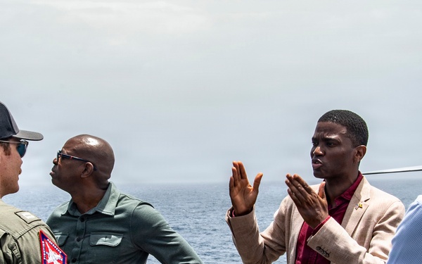 Grenada Prime Minister and Government Leaders Visit Nimitz