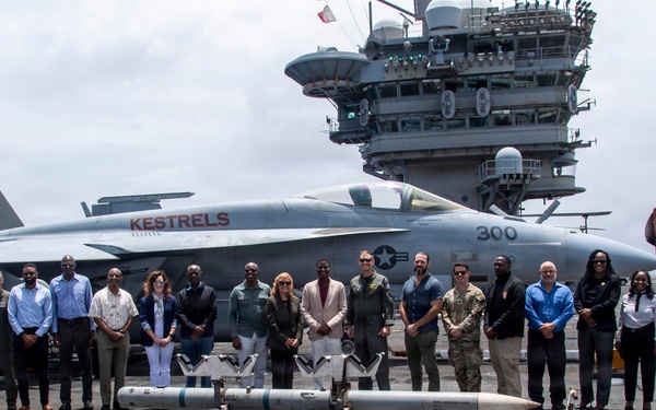 Grenada Prime Minister and Government Leaders Visit Nimitz