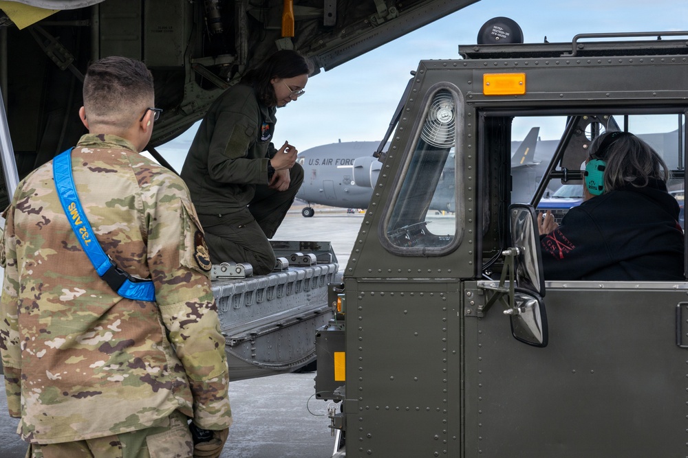 U.S. Marines execute aerial resupply operations