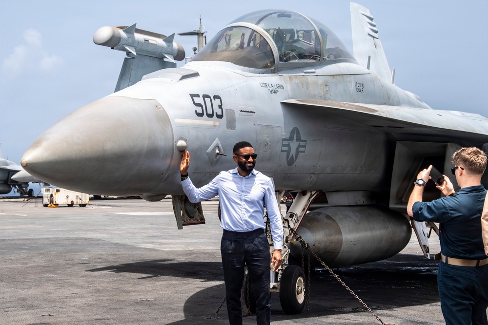 Grenada Prime Minister and Government Leaders Visit Nimitz