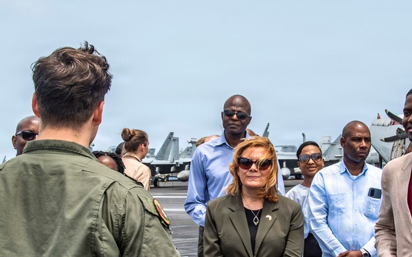 Grenada Prime Minister and Government Leaders Visit Nimitz