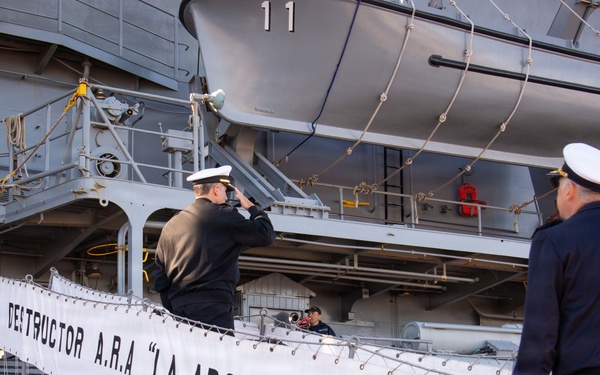 U.S. 4th Fleet Commander Strengthens Maritime Partnership During Argentina Visit