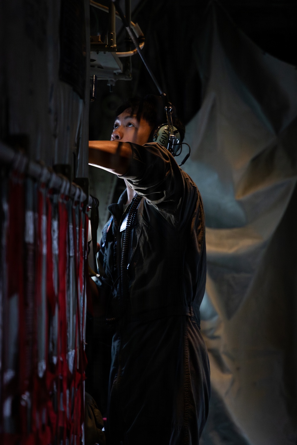 VMGR-152 executes low altitude flight operations, aerial refueling