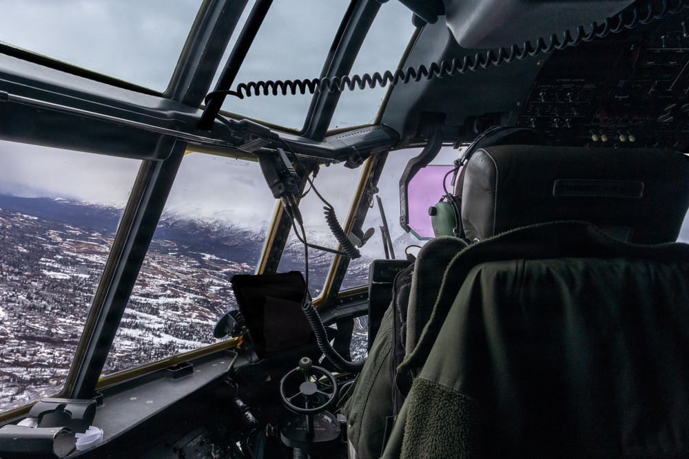 VMGR-152 executes low altitude flight operations, aerial refueling