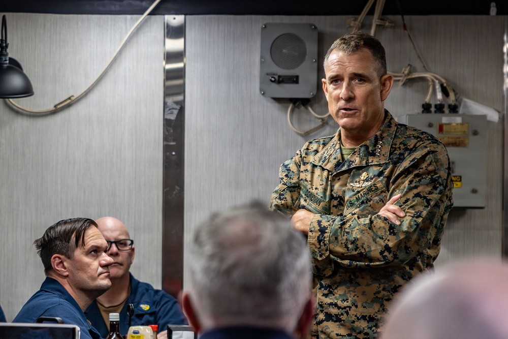 Gen. Francis L. Donovan, Commander, U.S. Southern Command, Visits USS Iwo Jima