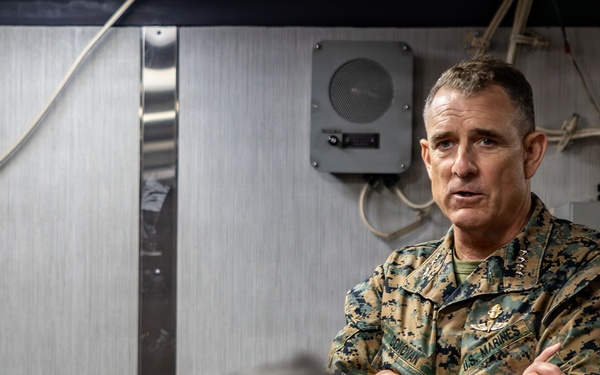 Gen. Francis L. Donovan, Commander, U.S. Southern Command, Visits USS Iwo Jima