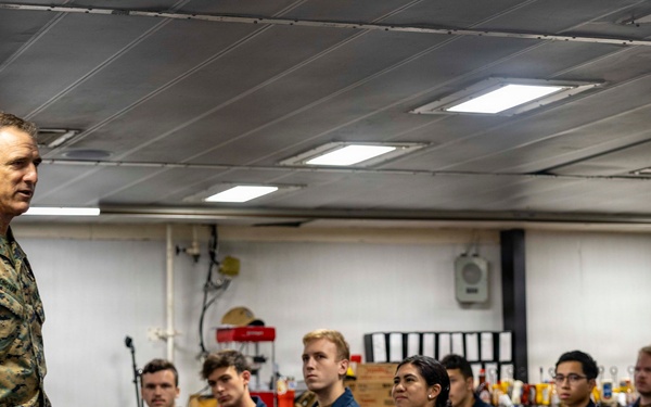 Gen. Francis L. Donovan, Commander, U.S. Southern Command, Visits USS Iwo Jima