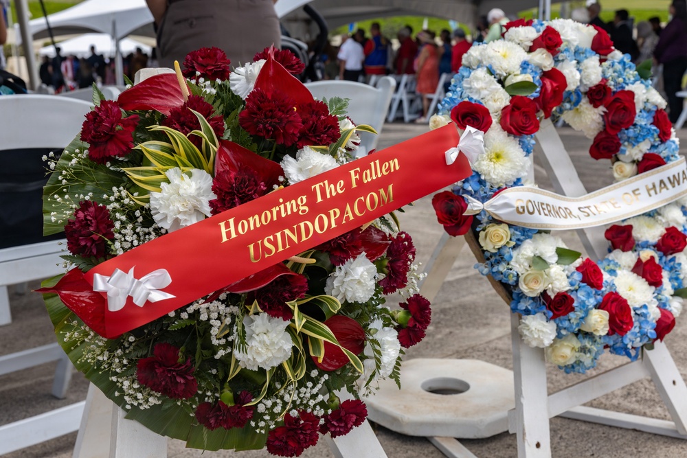 Service members attend Memorial Day ceremony at Hawaii State Veterans Cemetery