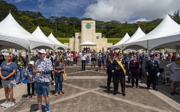 Service members attend Memorial Day ceremony at Hawaii State Veterans Cemetery