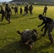 Combat Conditioning: 1st Low Altitude Air Defense Battalion Conducts MCMAP PT at MCBH