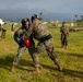 Combat Conditioning: 1st Low Altitude Air Defense Battalion Conducts MCMAP PT at MCBH