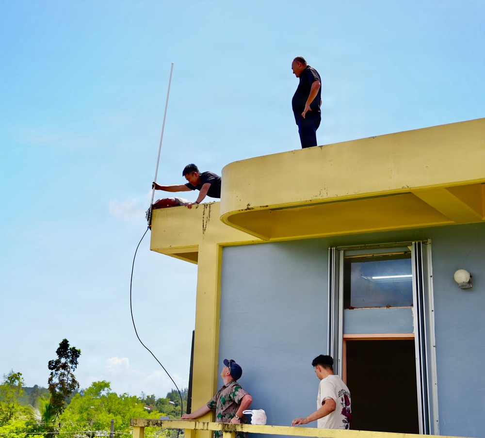 U.S. Marines and Army Enhance Palau's Disaster Resilience Through Vital Communication Upgrades