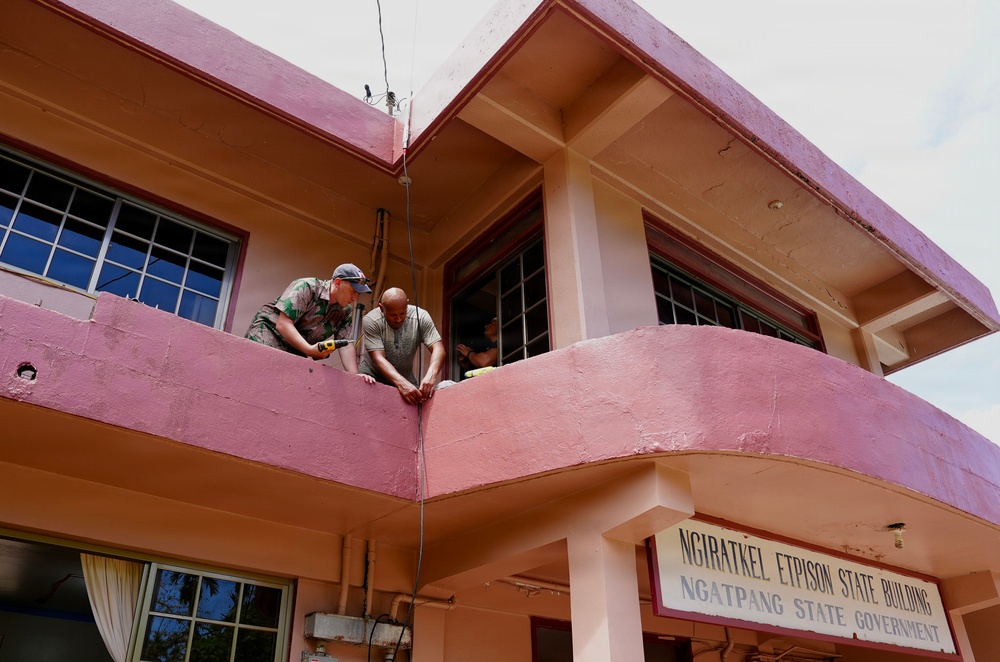 U.S. Marines and Army Enhance Palau's Disaster Resilience Through Vital Communication Upgrades