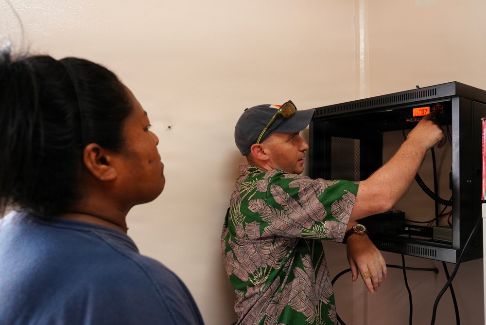 U.S. Marines and Army Enhance Palau's Disaster Resilience Through Vital Communication Upgrades