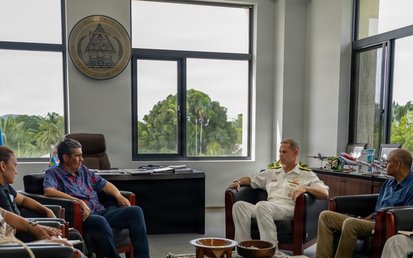 JTF-M Meets with Palau President, NSC