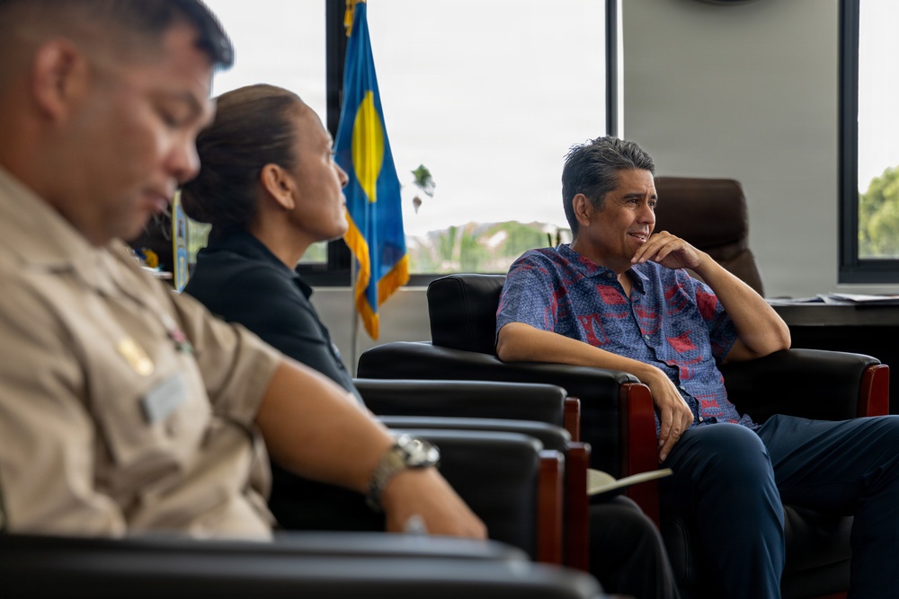 JTF-M Meets with Palau President, NSC