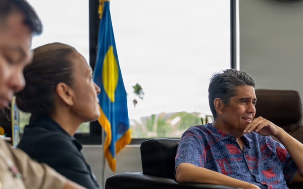 JTF-M Meets with Palau President, NSC