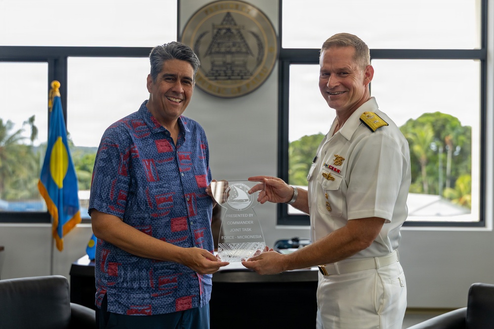 JTF-M Meets with Palau President, NSC