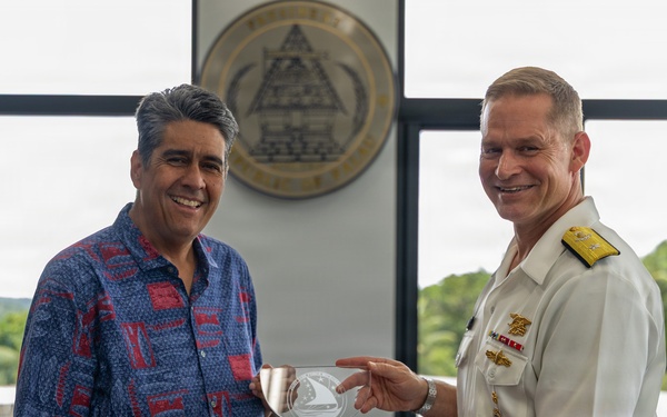 JTF-M Meets with Palau President, NSC