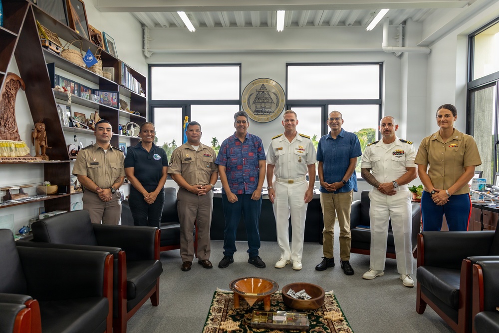 JTF-M Meets with Palau President, NSC