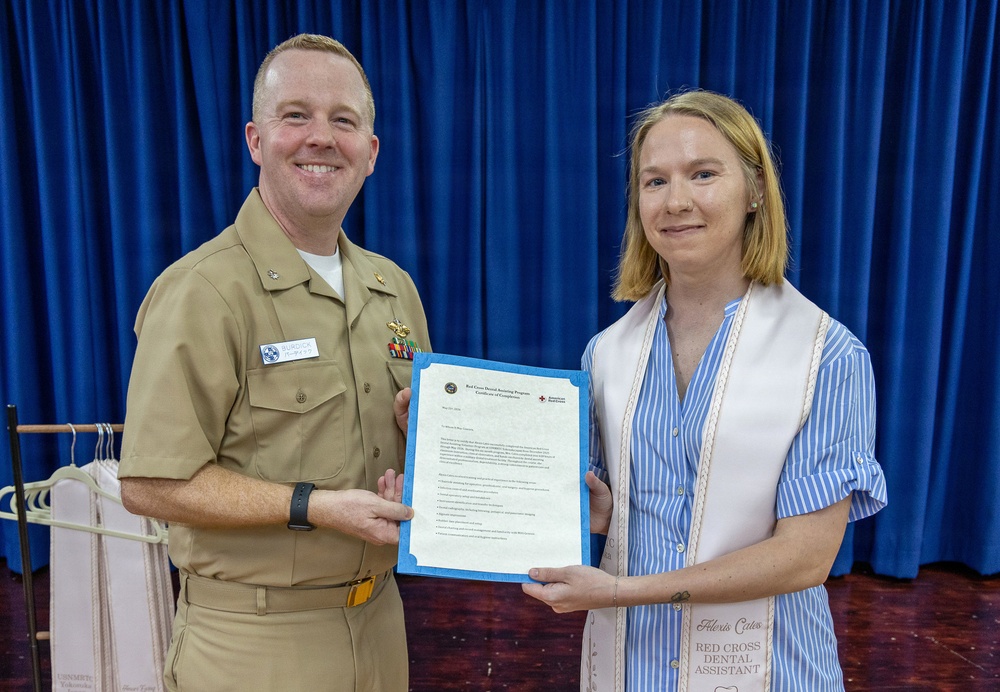 USNH Yokosuka Celebrates Return of Red Cross Dental Assistant Program