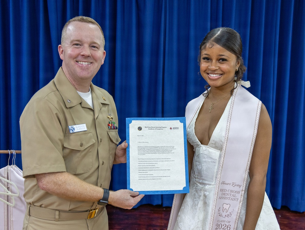USNH Yokosuka Celebrates Return of Red Cross Dental Assistant Program