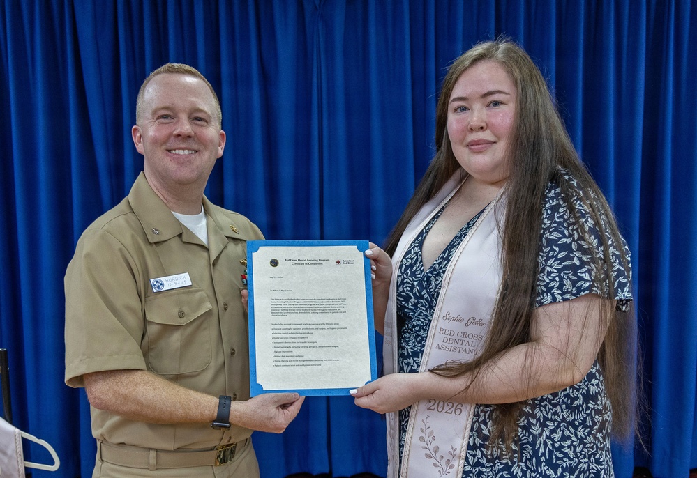 USNH Yokosuka Celebrates Return of Red Cross Dental Assistant Program