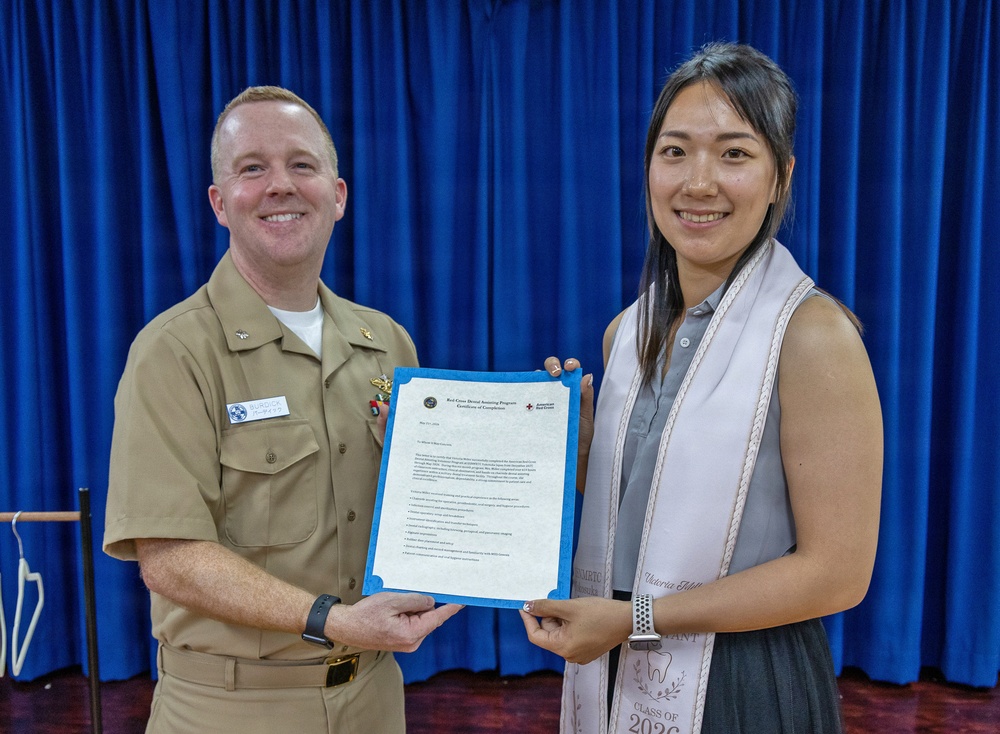 USNH Yokosuka Celebrates Return of Red Cross Dental Assistant Program
