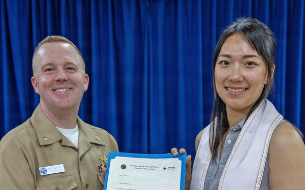 USNH Yokosuka Celebrates Return of Red Cross Dental Assistant Program