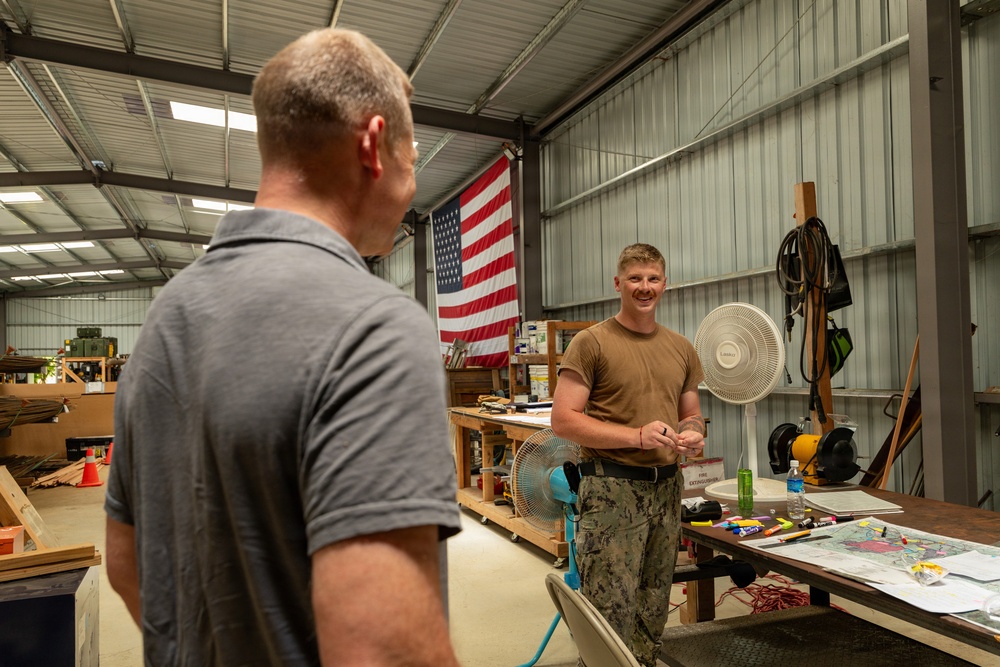 JTF-M Meets Service Members in Palau