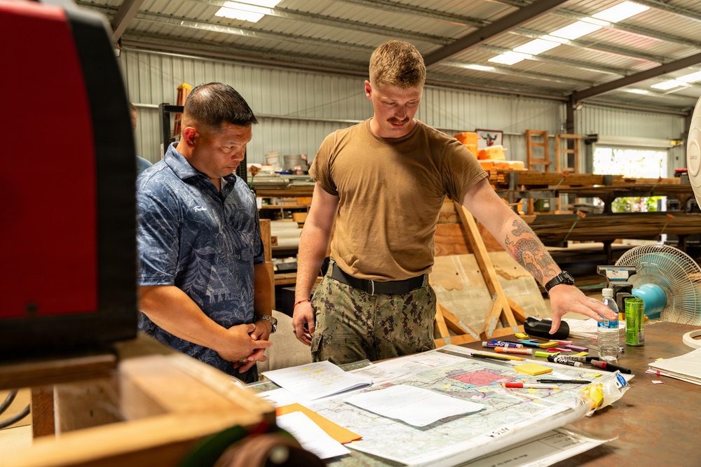 JTF-M Meets Service Members in Palau